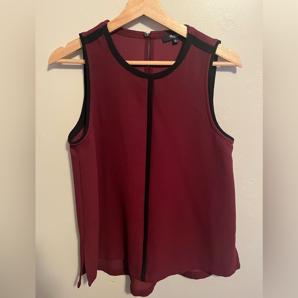 Madewell Crepe Canal Sleeveless Blouse - Picture 2 of 10
